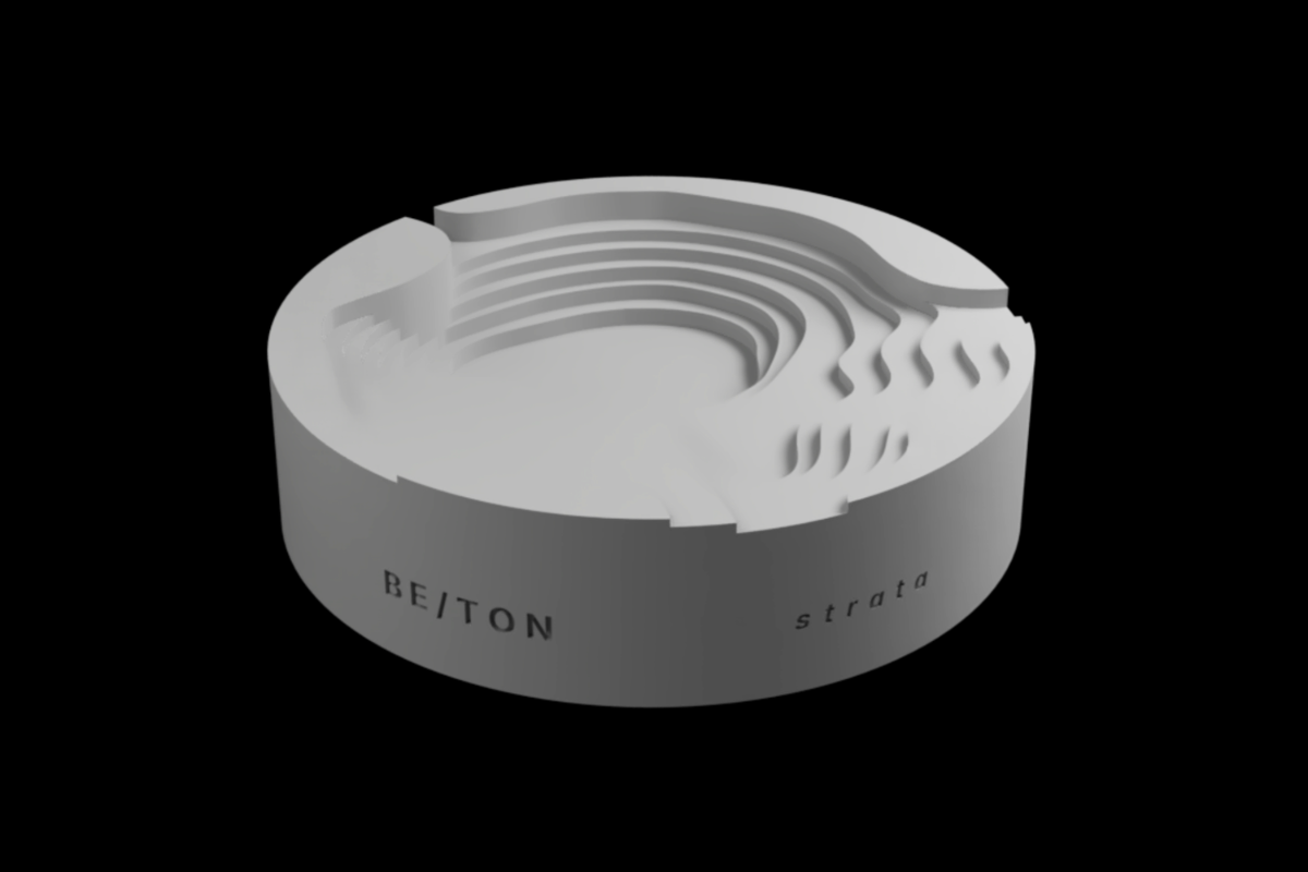 STRATA concrete ashtray